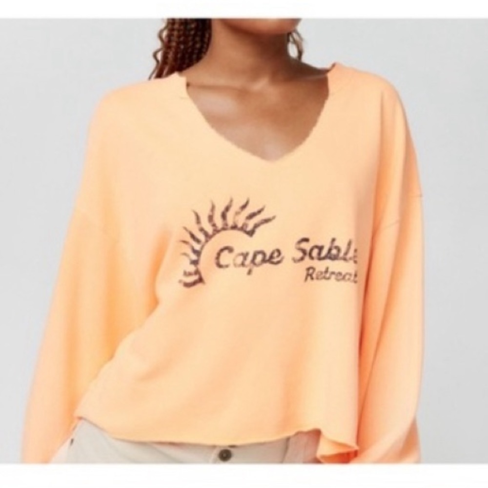 Urban Outfitters Out From Under Pullover Notch Neck Sweatshirt